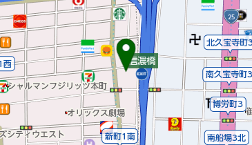 富国株式会社 大阪営業所の地図画像