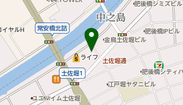 大阪YMCA 国際文化センターの地図画像