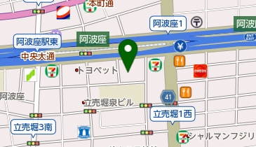 宗教法人金光教 靭教会の地図画像