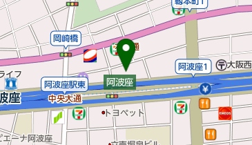 コニカミノルタビジネスソリューションズ株式会社大阪支社の地図画像