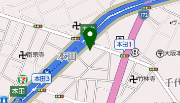 田中鉄工株式会社の地図画像