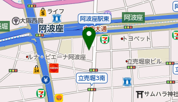 岡本機工株式会社本社」(大阪市西区--〒550-0012)の地図