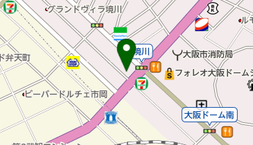 ヘアースタジオオリーブドーム前店の地図画像