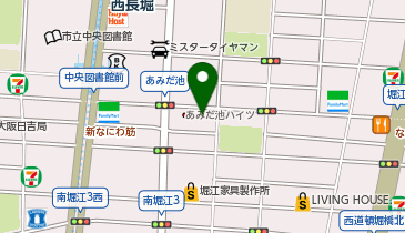 南堀江ネイヴの地図画像