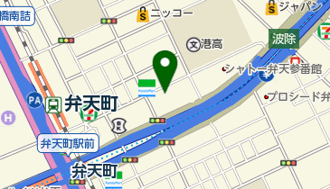 弁天商事株式会社の地図画像