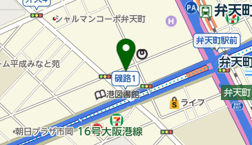 弁天会館老人憩の家の地図画像