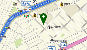 楽々整体院の地図画像