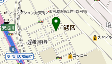 梅田鋼機株式会社の地図画像