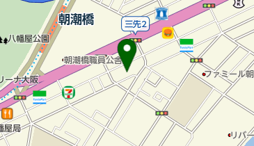 在日大韓基督教大阪築港教会の地図画像