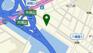 大阪港湾作業株式会社の地図画像