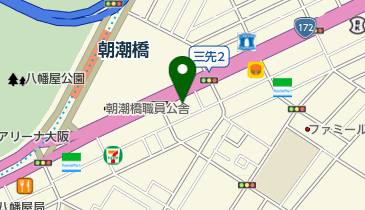 福元接骨院の地図画像