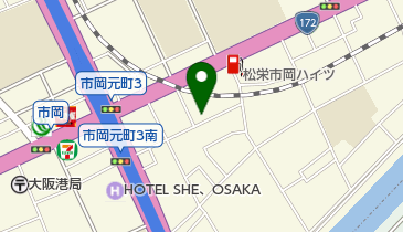 ブティックヒツジヤの地図画像