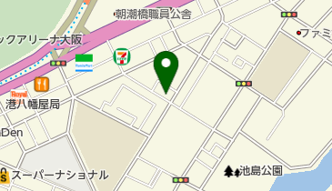 小川理容院の地図画像