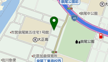 エア・ウォーター炭酸株式会社大阪支店の地図画像