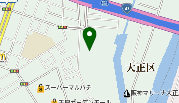 阪神ゴルフスクールの地図画像