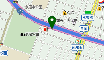 ピザーラ大正店の地図画像