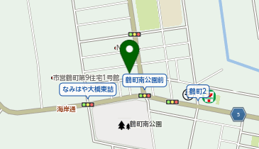 鶴町湯の地図画像