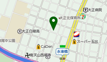 泉尾理容の地図画像