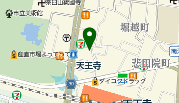 天王寺英数学院の地図画像