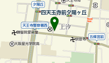 おしゃれ洗濯じゃぶじゃぶ天王寺店の地図画像