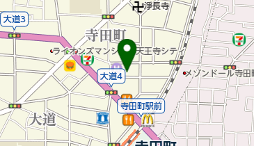 コスモリカー寺田町店の地図画像