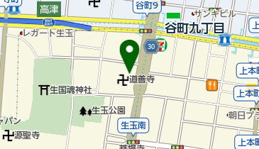 中谷眼鏡店の地図画像