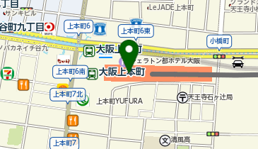 マネケン近鉄上本町店の地図画像