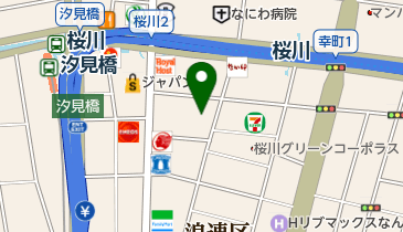 なにわ堂の地図画像