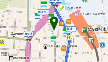 なんば囲碁センターの地図画像