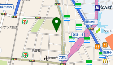 ナンバプラザビルの地図画像