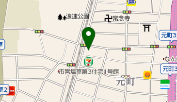 株式会社イワセ・エスタ大阪の地図画像