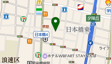 日本橋筋商店街振興組合の地図画像