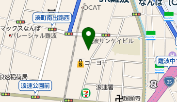 セコム株式会社 難波統轄支社の地図画像