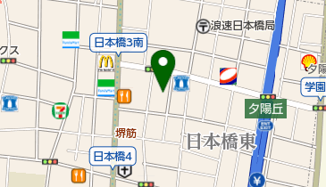 日本通信機器株式会社関西支店の地図画像