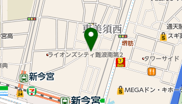 はしもと理容の地図画像