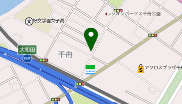千舟会館の地図画像
