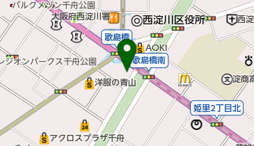 大阪淀川朝鮮商工会の地図画像