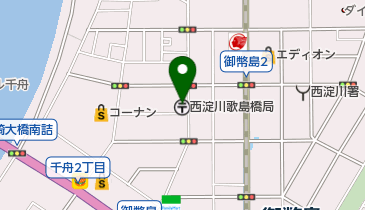 砂川酒店の地図画像