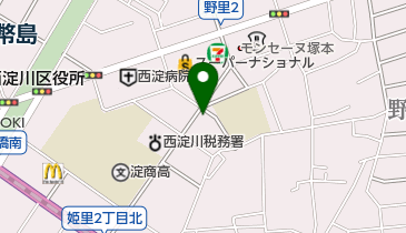 西野酒店の地図画像