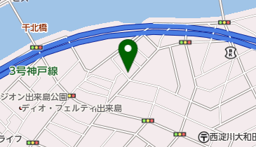 ひつじやふとん店の地図画像