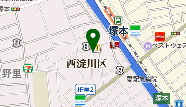 松江整骨院の地図画像