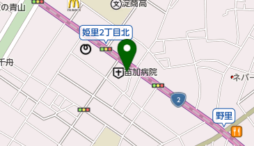 波戸塗料店の地図画像