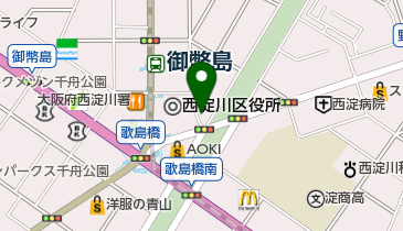 歌島上田クリニックの地図画像