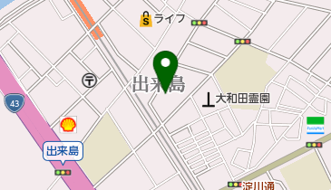 株式会社日新工業所大和田工場の地図画像