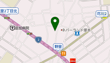 バラエティーショップ・いなばやの地図画像