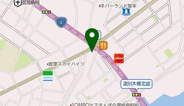 野里飯店の地図画像