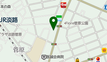 コート淡路管理人室の地図画像