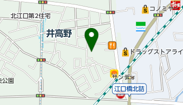 西田ガーデンの地図画像