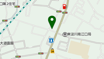 ケア21 南江口の地図画像