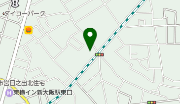 日本基督改革派大阪教会の地図画像